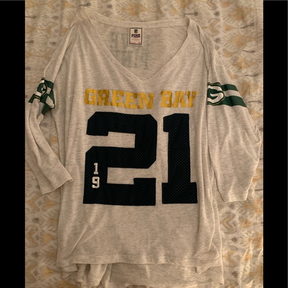 PINK Victoria's Secret Tops - PINK greenbay packer shirt